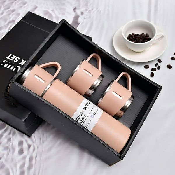 500ml High Quality Food Grade Stainless Steel Vacuum Flask Set 2