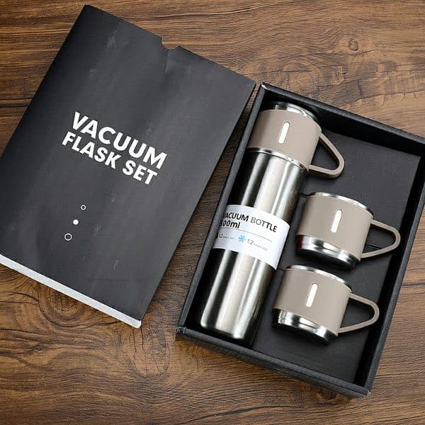 500ml High Quality Food Grade Stainless Steel Vacuum Flask Set 3