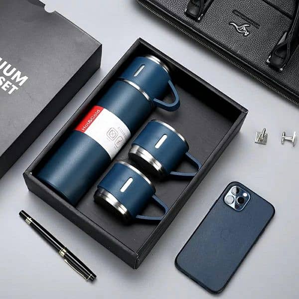 500ml High Quality Food Grade Stainless Steel Vacuum Flask Set 4