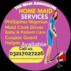Cook Driver Maid Baby Care Available All over Pakistan