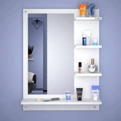Dressing Table DIY Wall Mounted Wall Mirror With Shelf 0