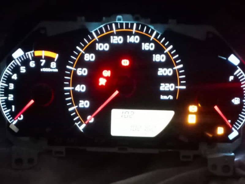 Toyota Vitz 2012 RPM Speedo Meter - Original Rpm for New Toyota Vitz 3