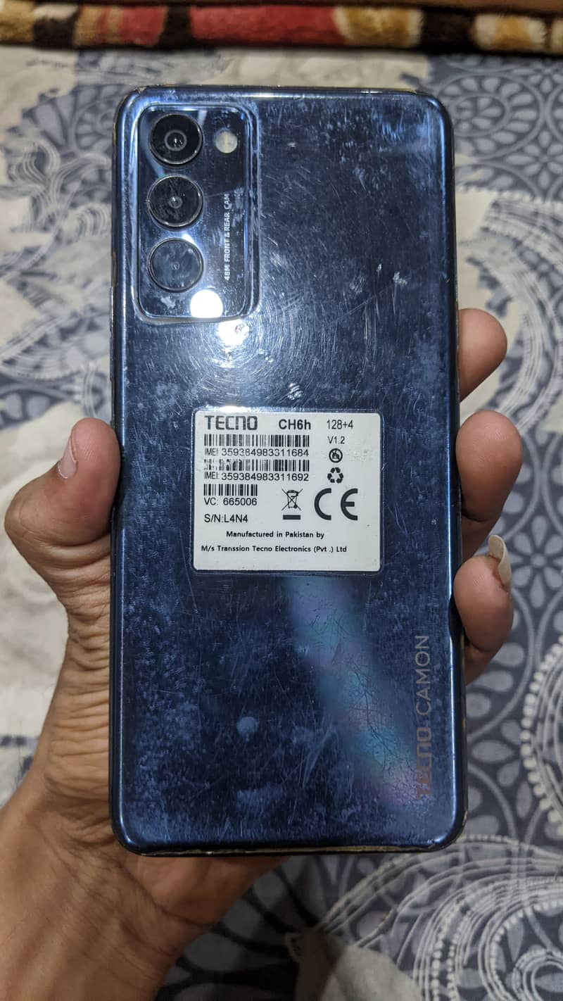 Tecno camon 18t box plus charger orignal 2