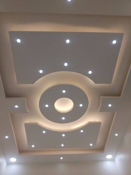 False ceiling roof ceiling gypsum ceiling plastir of paris ceiling 8