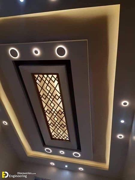 False ceiling roof ceiling gypsum ceiling plastir of paris ceiling 16