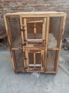 2 wood cage power full Wood cage mote jali