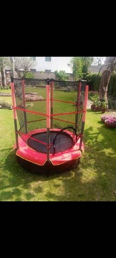 4.5 ft Kids Trampoline Jumping with safty Net