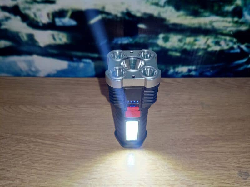 powerful flashlight with 10 hour's battery backup 6