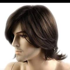 Man And Woman Natural hair wigs is available 03060697009