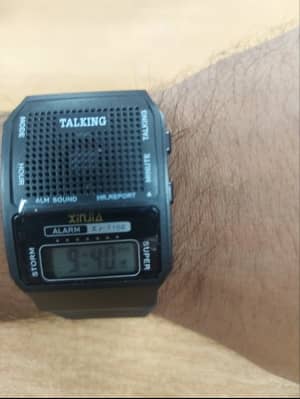 Xinjia XJ-716E Talking Watch with alarm specialy for blind person 1