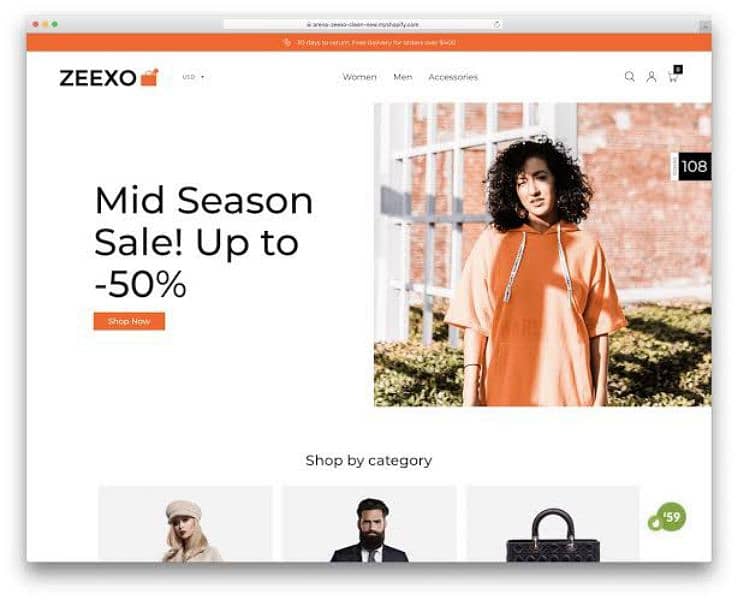 Shopify Store Available For Sale With Theme Customization 0