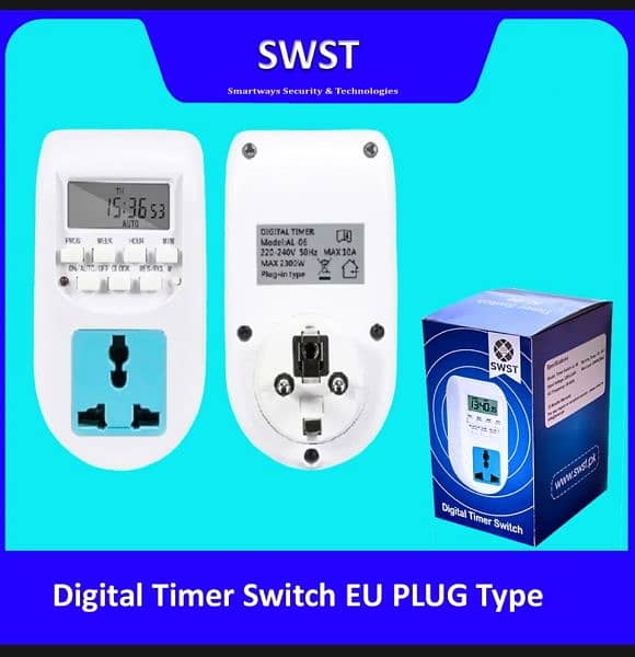 Digital LCD Timer Switch 7days Weekly Programmable Time Relay 1