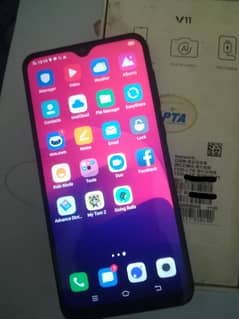 Original Vivo v11, 4/128, box charger, Official PTA approved