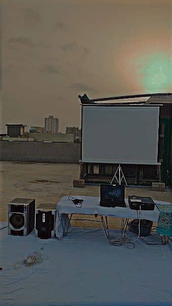 projector SMDs Screen Speakers on Rent 4