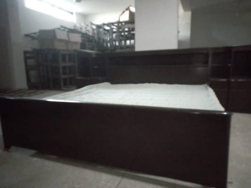 Wooden double bed 10