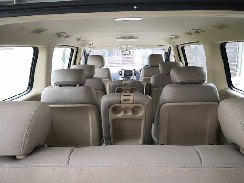 Rent a car,11 seater Hyundai Grand Starex with driver per day rent 10k 3