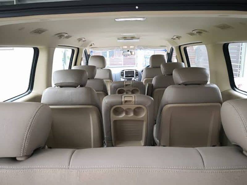 Rent a car,11 seater Hyundai Grand Starex with driver per day rent 10k 5