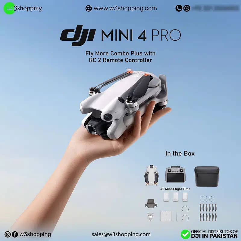 DJI Mini 4 Pro FLY MORE COMBO PLUS RC 2