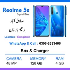 Realme 5s Full Box 4Gb 128Gb Camera 48 Mega Pixel