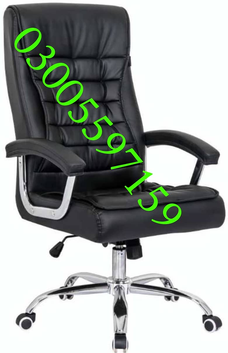 Office executive boss chair comfort furniture sofa table work study 9