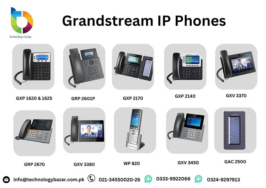 IP Phones & IP Pbx| Cisco |Polycom | Alcatel |  Grandstream | Avaya 5