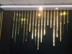 feature wall french wall brass strip 0