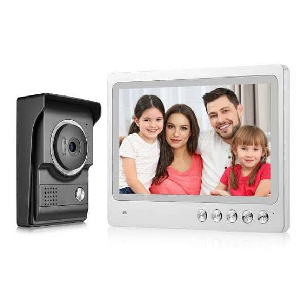 7 Inches display Video Camera Door bell Intercom Home security system 1