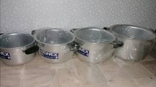 Set of 4 Sonex Cooking Pots/Dagchi (Imported)