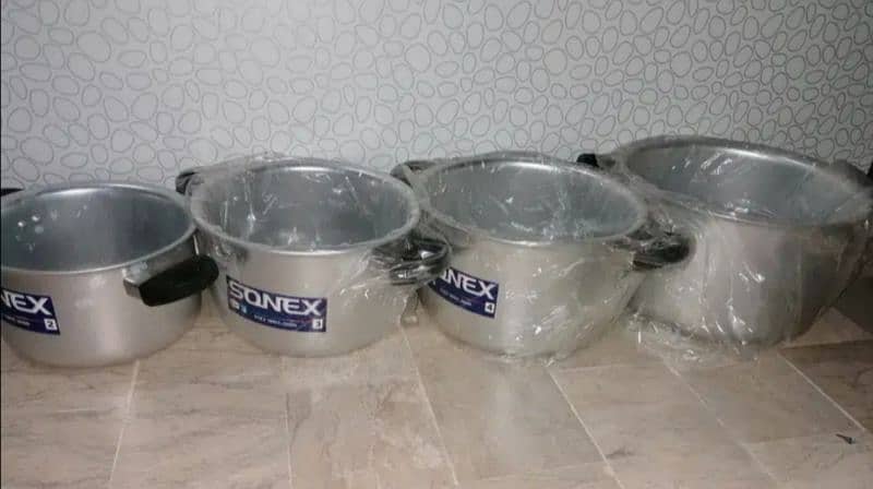 Set of 4 Sonex Cooking Pots/Dagchi (Imported) 0