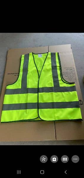 Safety Vest Jackets Reflective Strips Vest 120GMS Custom Printing Logo 2