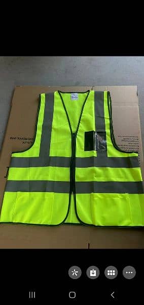 Safety Vest Jackets Reflective Strips Vest 120GMS Custom Printing Logo 4