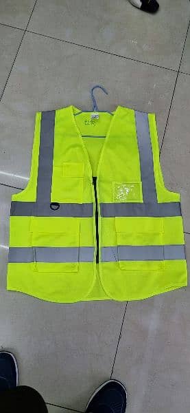 Safety Vest Jackets Reflective Strips Vest 120GMS Custom Printing Logo 10
