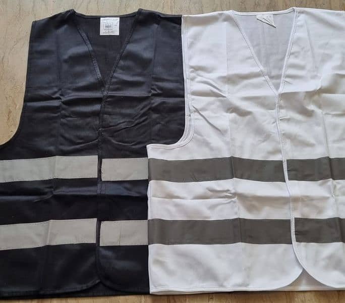 Safety Vest Jackets Reflective Strips Vest 120GMS Custom Printing Logo 12
