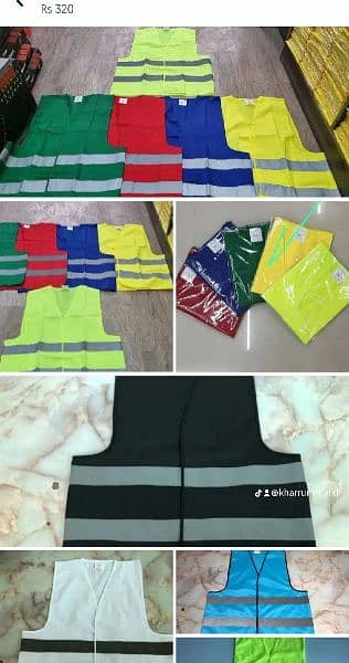 Safety Vest Jackets Reflective Strips Vest 120GMS Custom Printing Logo 13