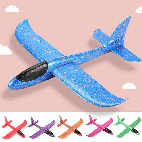 Foam Plane Glider Hand Throw Airplane Light Inertial EPP Bubble 8