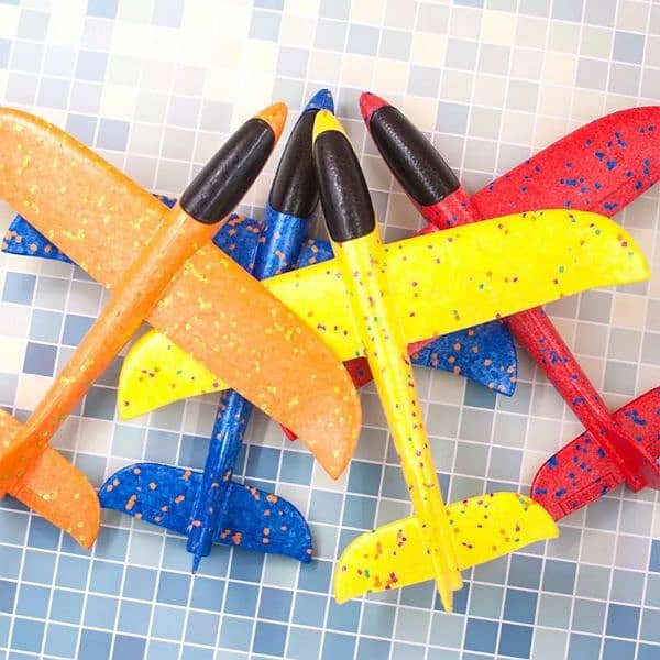 Foam Plane Glider Hand Throw Airplane Light Inertial EPP Bubble 9