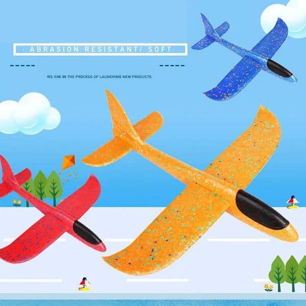 Foam Plane Glider Hand Throw Airplane Light Inertial EPP Bubble 11