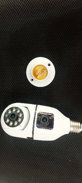 smart wifi camera 2dual lens bulb 1