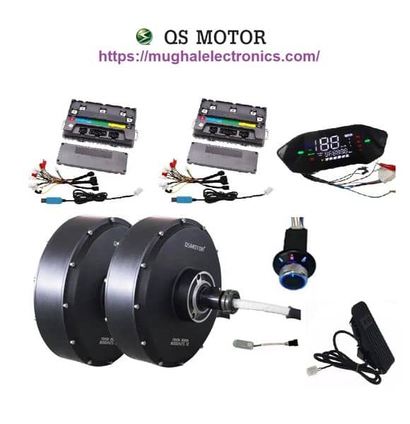 Electric Car QS Hub BLDC Wheel Motor Controller Throttle 0