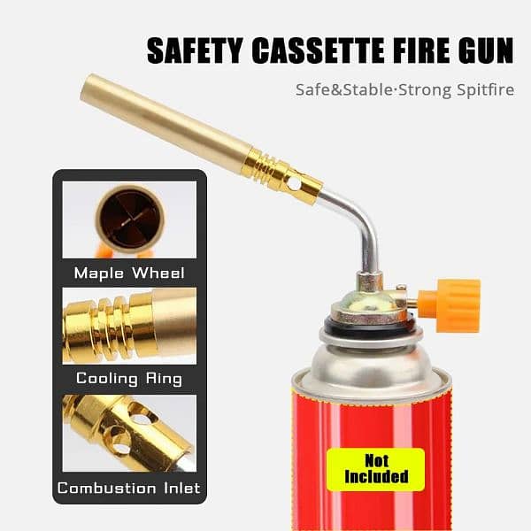 Portable kitchen Metal Flame Gun food  BBQ Heating Ignition But 6