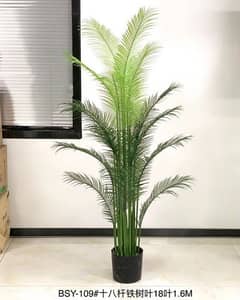 Natural looking Artificial American Palm plant imported
