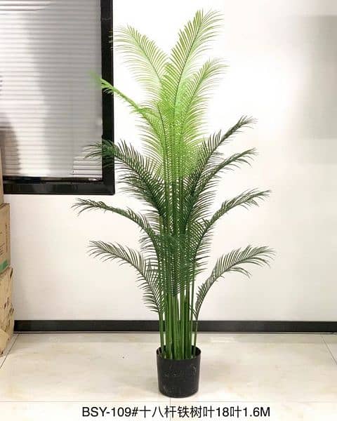 Natural looking Artificial American Palm plant imported 0