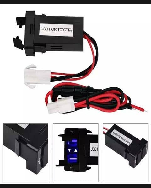 Dual USB Computer 12v Charger Socket Waterproof Power Outlet A 3