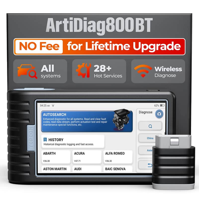 OBD2 Scanner Wireless TOPDON AD800BT Free Lifetime Upgrade 03020062817 2