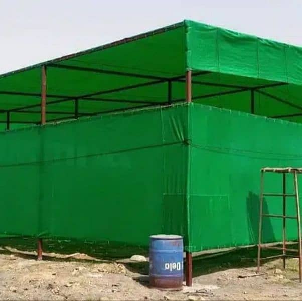 plastic korian tarpal,Umbrelas,green net,FOJI tarpal,tents available 15