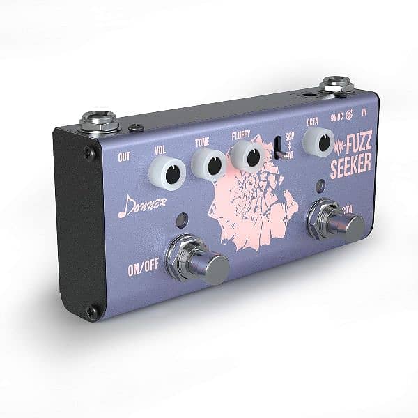 Donner Fuzz Seeker Guitar and Bass Effect Pedal (IMPORTED) 7