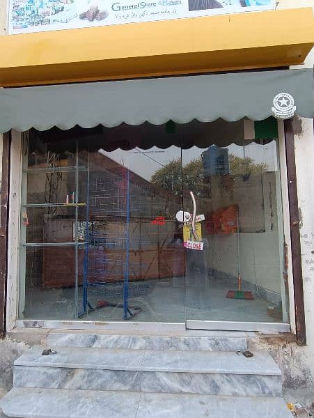 Shop Counter And Raks And Glass Door 2