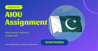 Allama Iqbal open university assignment available