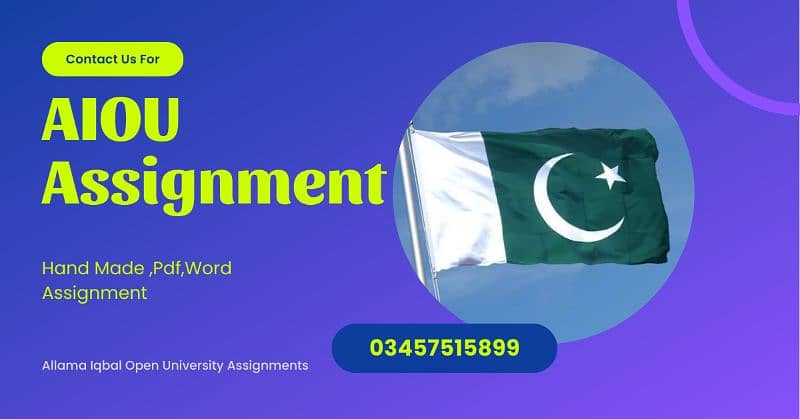 Allama Iqbal open university assignment available 0
