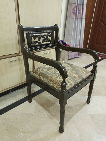 Solid Wood chairs 2pcs 0